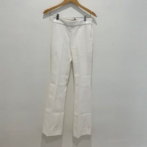 Cotton twill flared pant